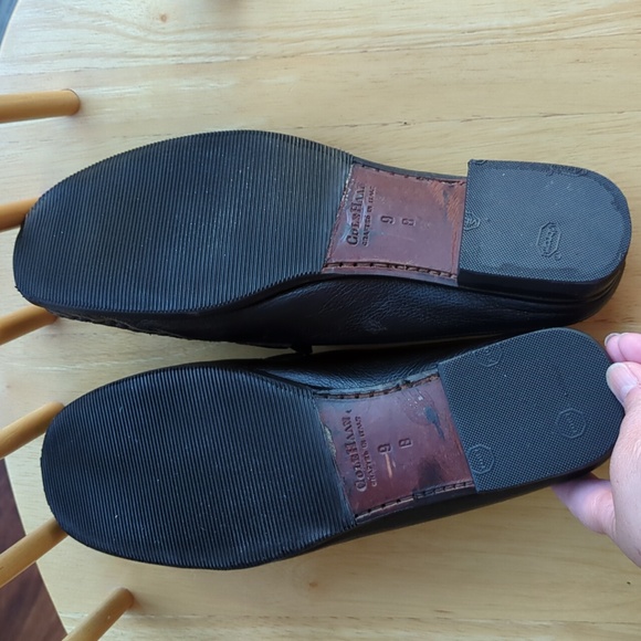 Cole Haan black leather mules, size 9 - Picture 6 of 12